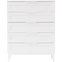 Tenley 5 Drawer Storage Chest - White