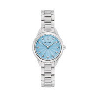Bulova Ladies Quartz Bracelet SSWP WR Classic Sutton Diamond Watch 96P250