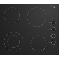 Beko 60cm Ceramic Glass Cooktop Black BCT601CG