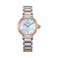 Citizen Ladies Eco-Drive Bracelet SSTT WR50 Ladies Watch EM1074-82D