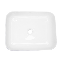 THH Above Counter Ceramic Bathroom Basin White 500x400x135mm