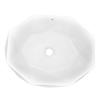 THH Above Counter Ceramic Bathroom Basin White 505x400x135mm