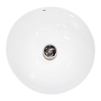 THH Above Counter Ceramic Bathroom Basin White 390X390X140mm