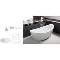 THH Acrylic Free Standing Bathtub White 830*1700*770mm