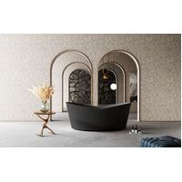 Thh Acrylic Free Standing Bathtub Matt Black 1700*800*700