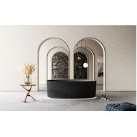 Thh Acrylic Free Standing Bathtub Matt Black 1700*850*580