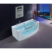 Thh Jacuzzi Massage Free Standing Bathtub White Glass 1500*850*650