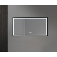 THH 1500*800 LED Light & Defogger Mirror Black Frame