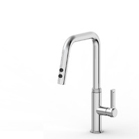 THH Square Neck Kitchen Tap Mixer Chrome