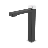 THH Bathroom Basin Mixer Chrome handle & Matt Black Body