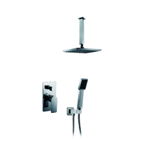 THH Bathroom Concealed Shower Set Chrome