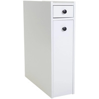 Multipurpose Bathroom Utility Storage Cabinet Caddy White