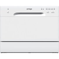 Omega Compact Benchtop Dishwasher White ODW101W