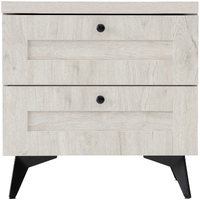 Bayville 2 Drawer Bedside Table